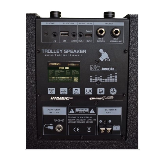 LOA XÁCH TAY IMUSIC PRO 08